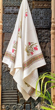 Load image into Gallery viewer, Sundar Pushp Hand Block Print Pure Cotton Towel
