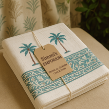 Load image into Gallery viewer, Costal Charm Hand Block Print Pure Cotton Towel