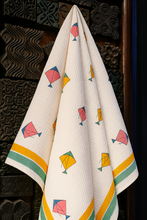 Load image into Gallery viewer, Fly High Hand Block Print Pure Cotton Towel
