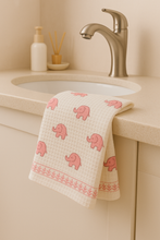 Load image into Gallery viewer, Trunk Tales Pure Cotton Hand Block Print Kids Towel
