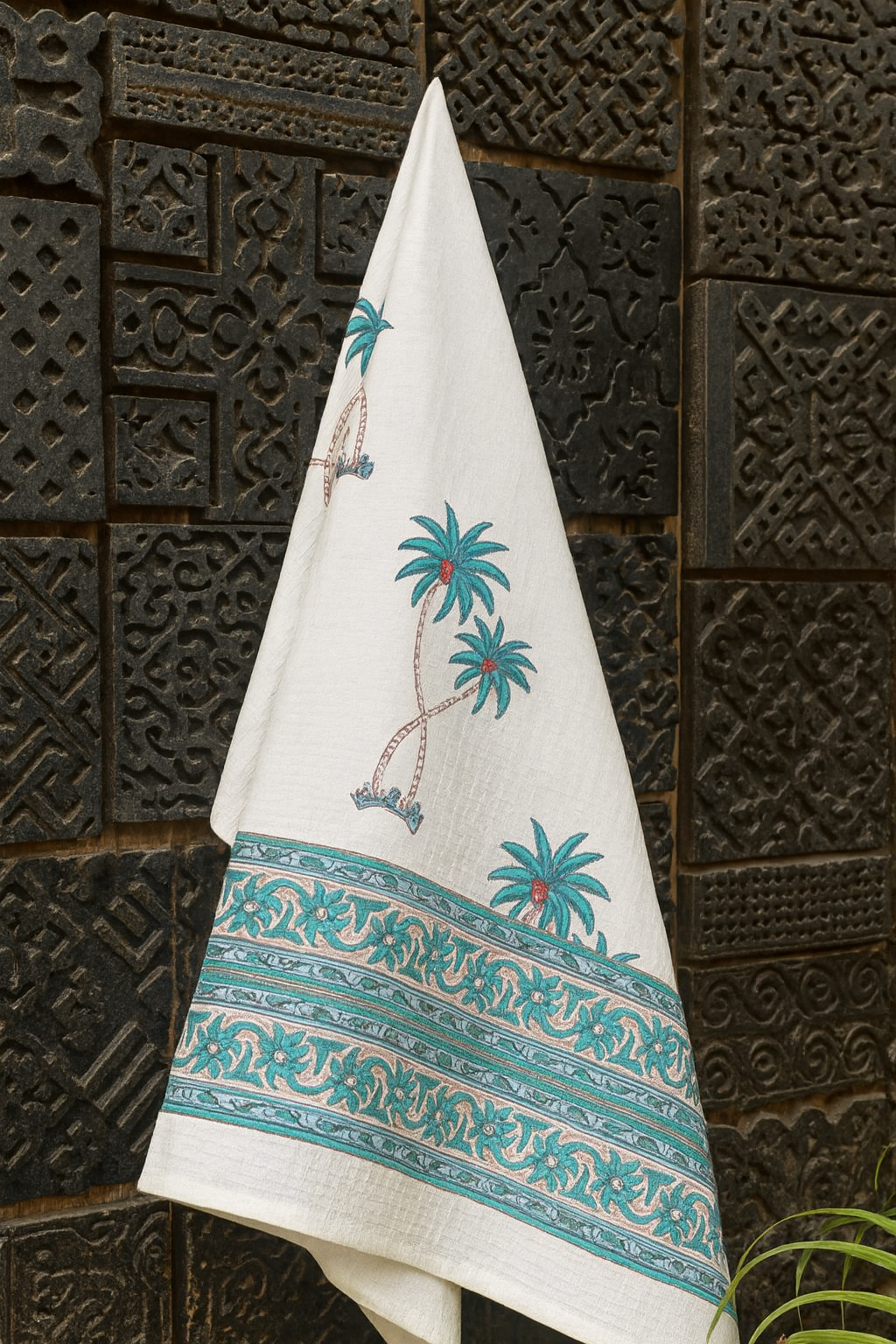 Costal Charm Hand Block Print Pure Cotton Towel