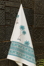 Load image into Gallery viewer, Costal Charm Hand Block Print Pure Cotton Towel
