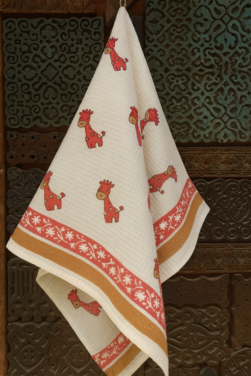 Neck N Nap Pure Cotton Hand Block Print Kids Towel