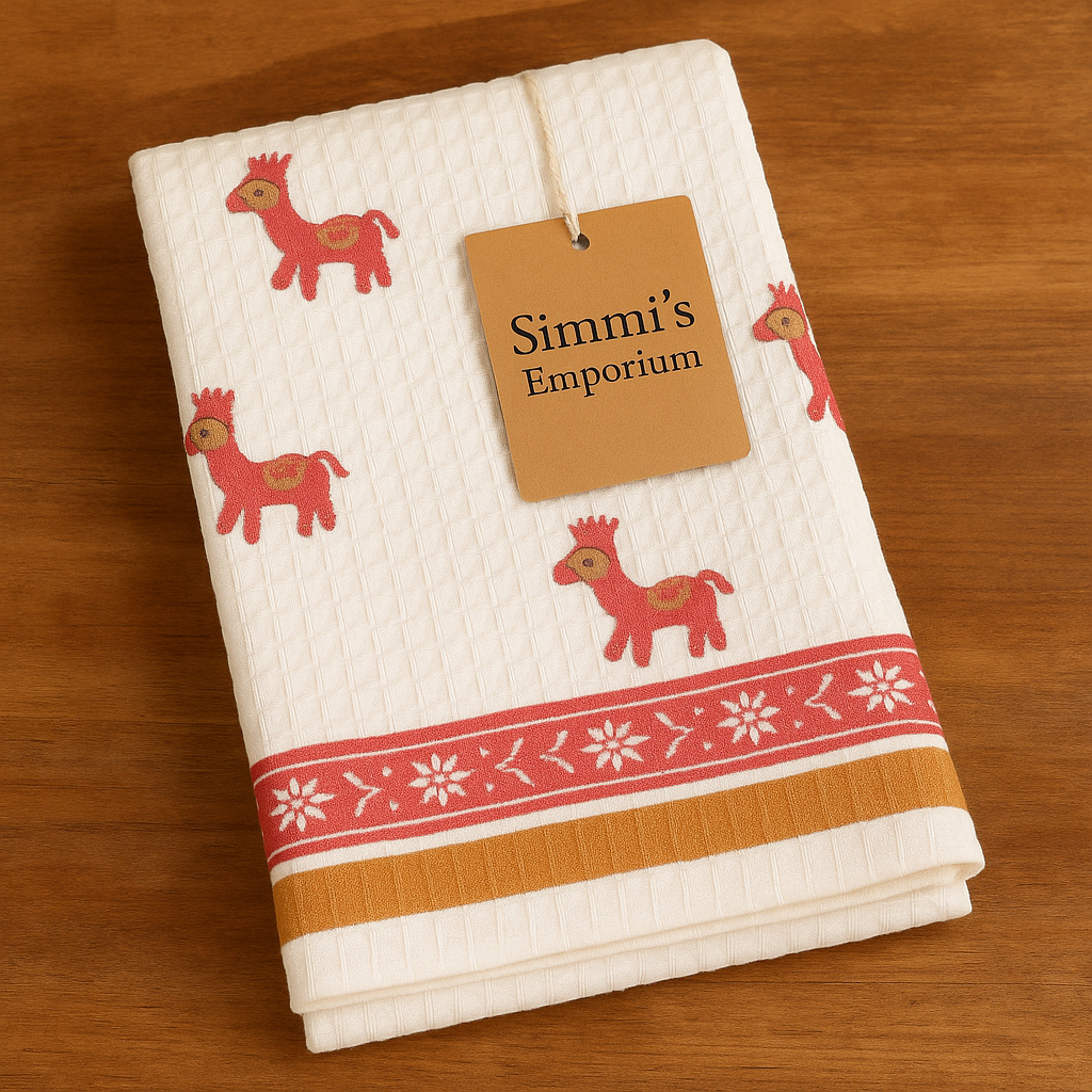 Neck N Nap Pure Cotton Hand Block Print Kids Towel
