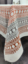 Load image into Gallery viewer, Hand Block Print Pure Cotton Aipan Art Table Cover
