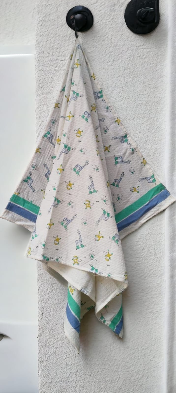Jungle Joy Pure Cotton Hand Block Print Kids Towel