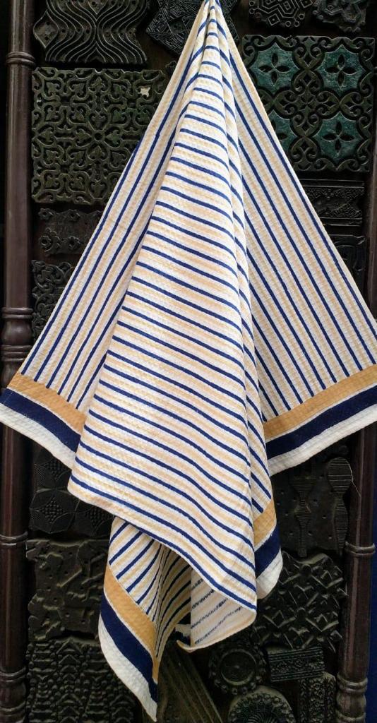Sand N Sea Hand Block Print Pure Cotton Towel