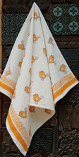 Load image into Gallery viewer, Sunny Sparrow Pure Cotton Hand Block Print Kids Towel
