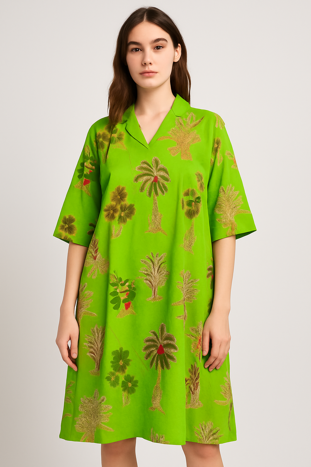 Neon Canopy Tropical Pure Cotton Dress