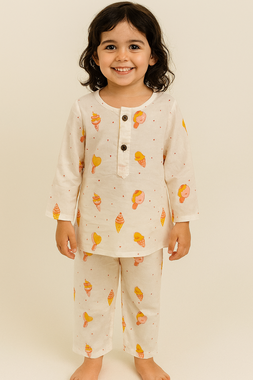 Sweet Slumbers Ice Cream Night Suit